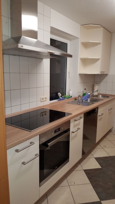 Einbau der neuen Küche