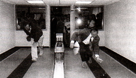 Einweihung der modernisierten Kegelbahn im September 1996